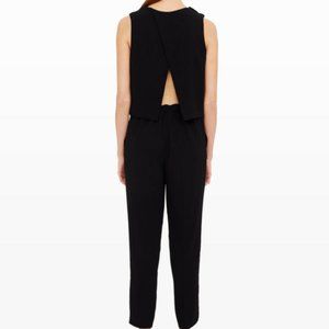 Club Monaco black open back jumpsuit